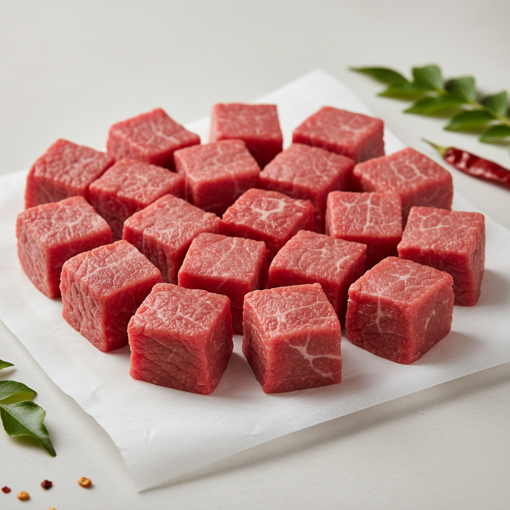 Beef Boneless & Fatless Kebab Cut (Kerala Cut) Bangalore